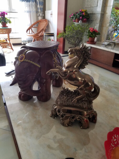 装饰摆件得美莱斯大象摆件换鞋凳子工艺品客厅装饰品应该注意哪些方面细节！值得买吗？