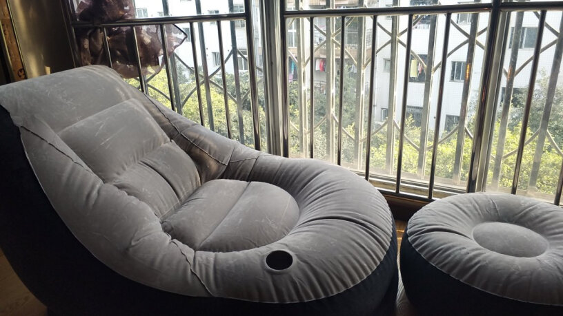 INTEX充气沙发休闲充气沙发床单人阳台午休椅可折叠躺椅床充气多长时间？