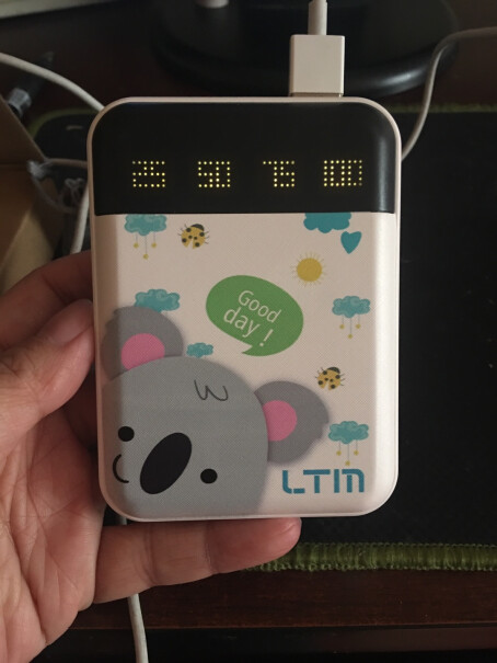 LTM雷特明10000毫安充电宝超薄小巧移动电源可爱卡通苹果8p能用吗？
