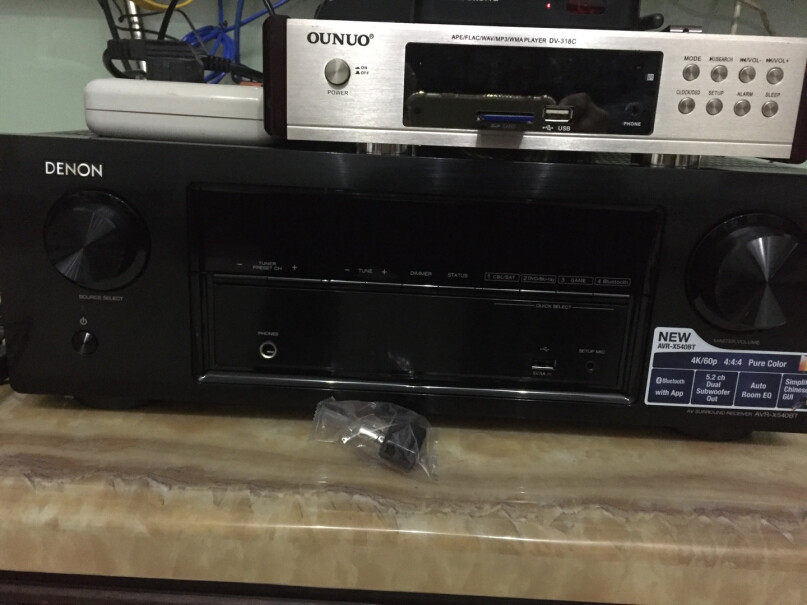 天龙AVR-X540BT音响怎么接电视？