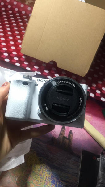 索尼A6000微单相机双镜头套装（银色）这里面用的SD的大卡还是小卡？