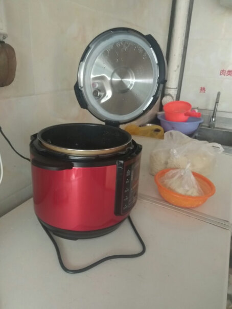 美的电压力锅一锅双胆智能家用大容量6升蒸干饭怎么操作，刚买的锅不知道怎么用？