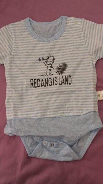 连体衣-爬服童泰夏季婴儿衣服连身衣宝宝短袖包屁衣3-18个月灰色评测不看后悔,评测怎么样！