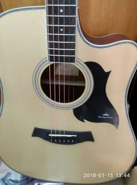 卡马D1CNM民谣吉他初学者木吉他入门吉它41英寸有验过真伪的吗？