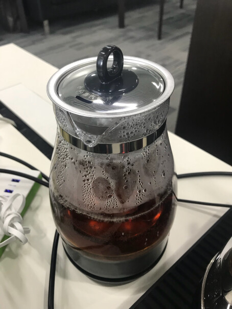 西麦煮茶器玻璃茶壶全自动蒸汽喷淋电茶壶黑茶壶小青柑放得进去吗？还有是放凉水烧吗？