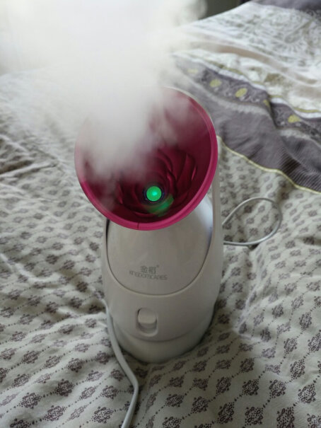 金稻蒸脸仪热喷蒸脸器蒸脸机家用纳米喷雾器买过的亲！喷出来的雾是不是很小，有没有塑料味道？