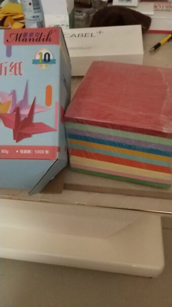 曼蒂克彩色折纸正方形千纸鹤折纸评测质量好不好？功能评测介绍？