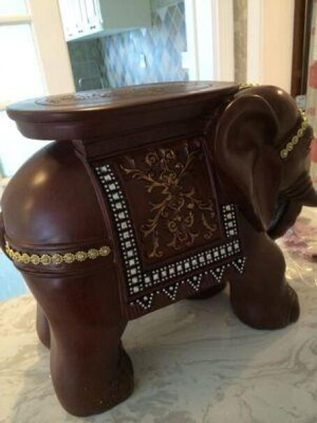 装饰摆件得美莱斯大象摆件换鞋凳子工艺品客厅装饰品大家真实看法解读,应该注意哪些方面细节！