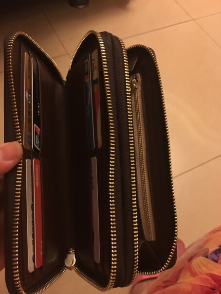 钱包AMAN钱包女长款手拿包二层双拉链手机包多卡位大容量手包哪个性价比高、质量更好,质量好吗？