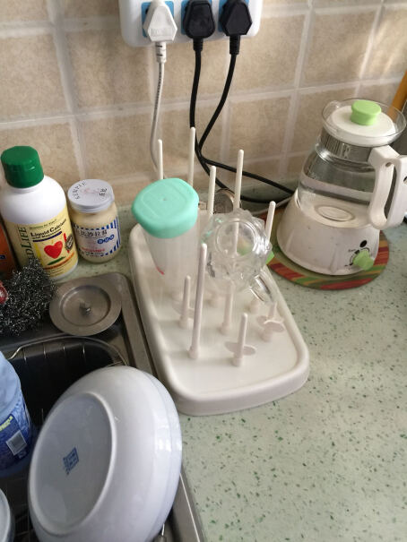 奶瓶清洗日康奶瓶刷海绵旋转刷评测好不好用,评测比较哪款好？