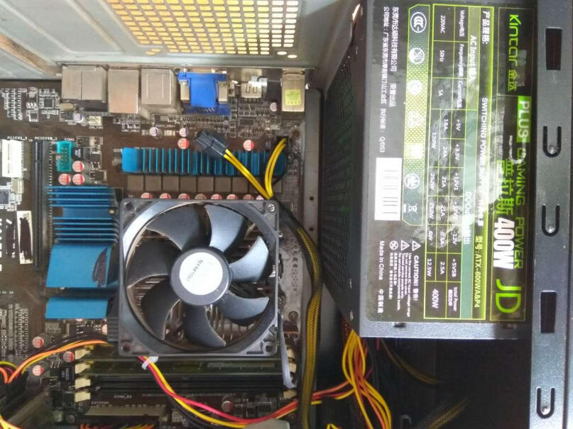 金达电脑电源500w老电脑，AMD x4 750k + 蓝宝石hd7770 1g 白金版 技嘉主板，可以用这个电源么？