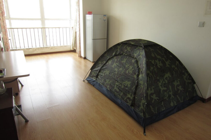 帐篷-垫子盛源2人单层迷彩帐篷户外休闲帐篷纱门纱窗评测性价比高吗,使用良心测评分享。