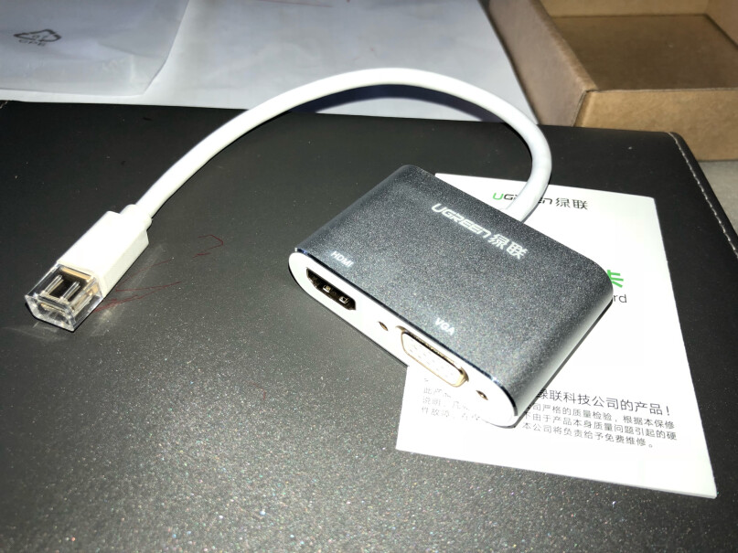绿联Mini DP转VGA转换器线 白10458苹果pad可以用吗？
