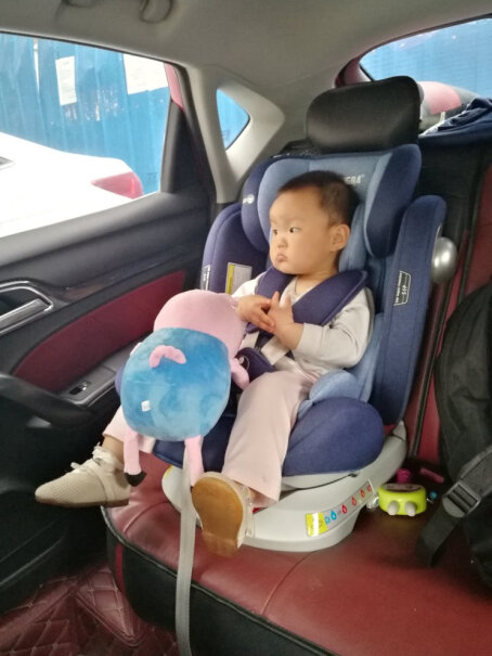 众霸儿童安全座椅0-4-12岁360度旋转isofix硬接口3个月的宝宝可以用吗？