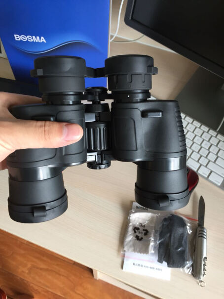 博冠猎手II7X50双筒望远镜我的这个咋啥也看不清楚啊，咋用呀！咋调试，是不是自动调试呀？