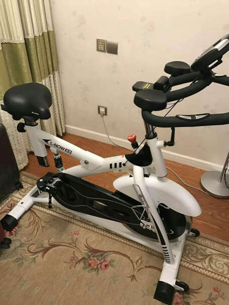 蓝堡动感单车家用室内运动健身器材健身车LD-508减震款送防滑垫吗？