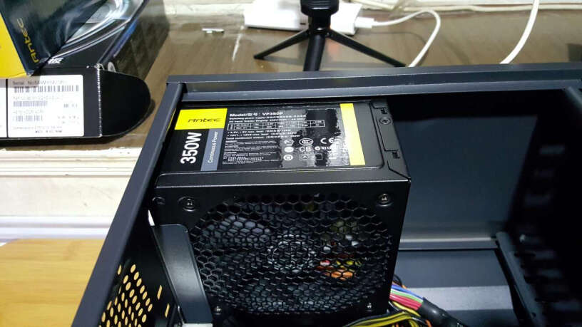 安钛克VP350 台式电源350W电脑i3322 660ti 内存8g 硬盘西数1T 这个电源可以带动吗？