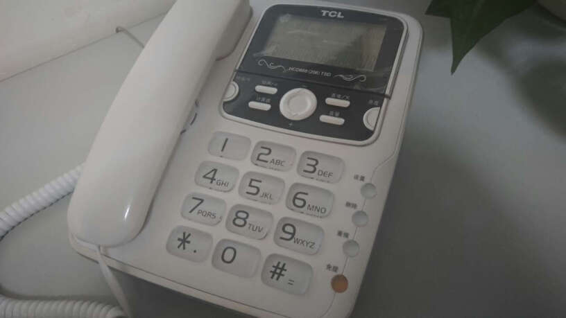 TCL电话机座机来电显示功能有吗？电信线路已开通来显功能？