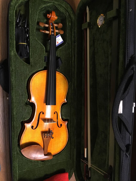 小提琴红棉小提琴成人初学者儿童手工大学生专业级演奏V2354要注意哪些质量细节！哪个性价比高、质量更好？