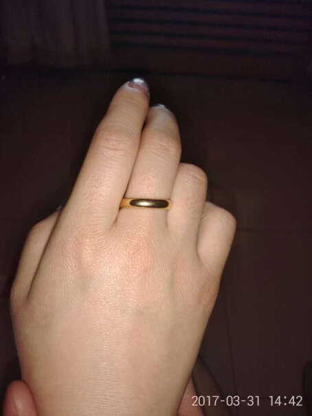 戒指苏兰卡光面镀金指环情侣对戒活口镀沙金戒指男评测质量好不好,哪个更合适？