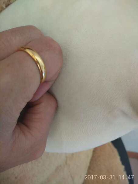 戒指苏兰卡光面镀金指环情侣对戒活口镀沙金戒指男评测质量好不好,哪个更合适？