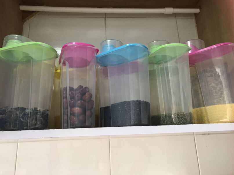 收纳盒百露4个装超大厨房杂粮密封罐塑料五谷收纳罐储物罐怎么样入手更具性价比！分析应该怎么选择？