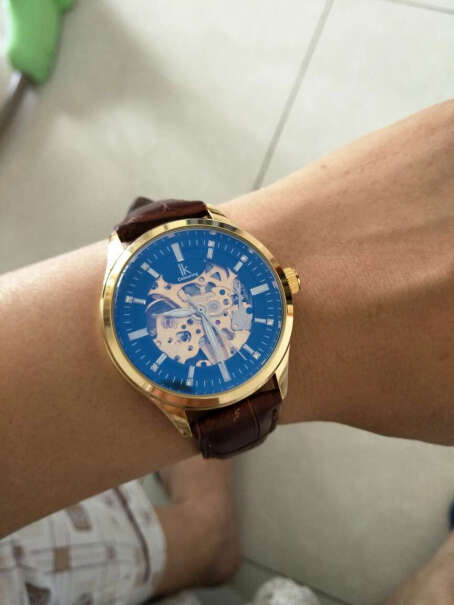 阿帕琦IK手表镂空全自动夜光机械表手表烂表没有不走？