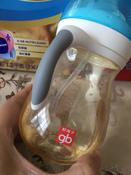 gb好孩子PPSU奶瓶奶瓶上的把手可以拆掉不用吗？拆掉的话会不会漏奶？