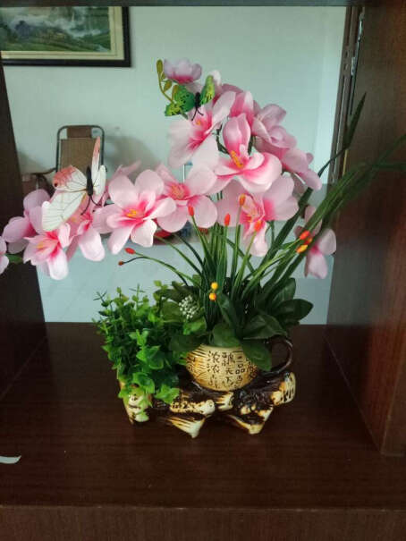 花瓶花艺喜莱卡蝴蝶兰花仿真花盆景桌面摆件室内一定要了解的评测情况,小白必看！
