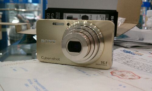 索尼(sony) dsc-w570 数码相机 金色(1610万像素 2.