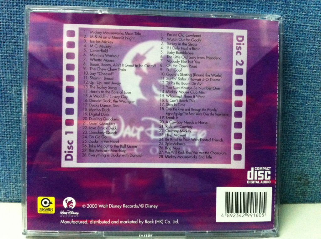 中图原装进口迪斯尼系列：米奇老鼠新传ROD-9160-4（2CD）（京东专卖） 实拍图