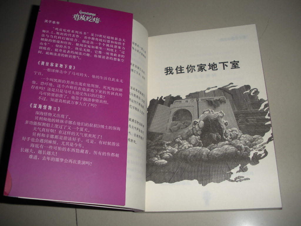 鸡皮疙瘩系列丛书：我住你家地下室·深海怪物2（升级版） 实拍图