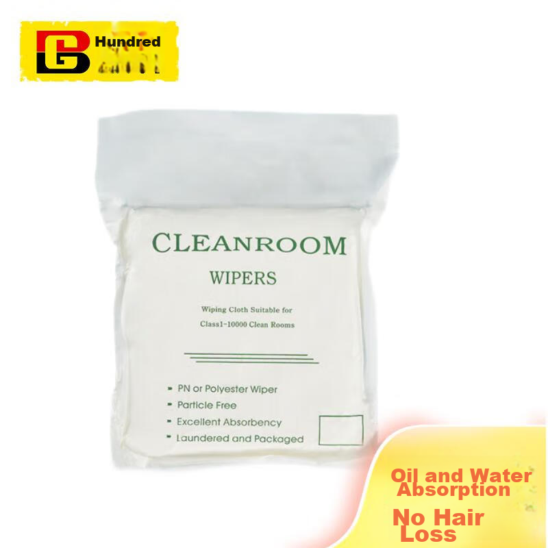 BAIGE Lint-Free Cleaning Cloth, 9-Inch Screen Wipe, Phone Industrial Precision Instrument Dust Removal Nozzle Optical Lens, Ultra-Fine High-End Version, 100 Sheets CW365212