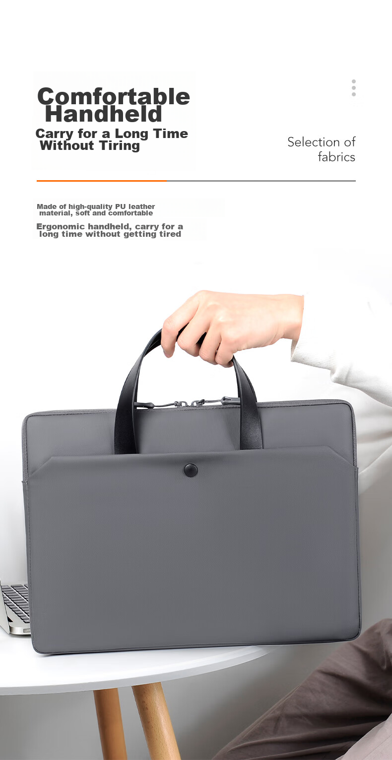 DiYiGongFang Laptop Bag for Men And Women, Compatible with Matebook Pro 16-Inch, Apple, Lenovo Legion 15.6-Inch, Huawei Honor, Business Commute Notebook Bag 7