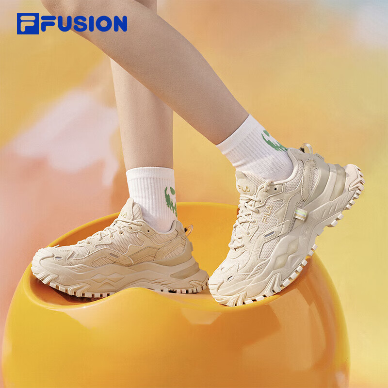 FILA FUSION Trendy Brand BIANCO Women's Shoes, Fashionable Sports Sneakers, Versatile Casual Footwear