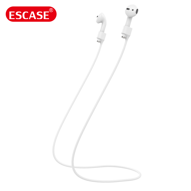 ESCASE AirPods 3/pro/2/1 Earphone Anti-Loss Strap, True Wireless Bluetooth Earphone Rear Wrap Neck Strap, Universal for Apple Huawei Honor And Other Wireless Bluetooth Earphones, White