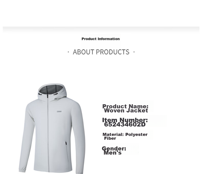 361° Men's Triple-Protection Jacket, Autumn Water-Repellent Sportswear, Casual Commuter Hooded Windbreaker, Outdoor Jacket 31