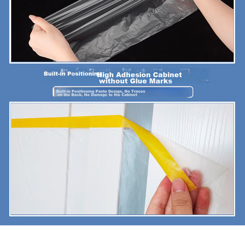 Jinghuisichuang Disposable Dust Cover, Plastic Film for Dormitory Decoration, Furniture Protection Film, Sofa Dust-Proof Cover 5
