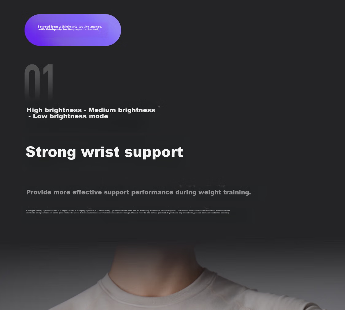 Keep Wrist Support Fitness Training Anti-Sprain Tendonitis Strength Training Bench Press Deadlift Bandage Basketball Compression Brace 10