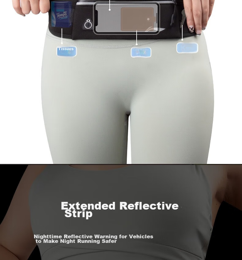 Li-Ning Running Waist Bag Unisex Sports Belt Pack Multifunctional Waterproof Zipper Phone Pouch Marathon Running Bag 10