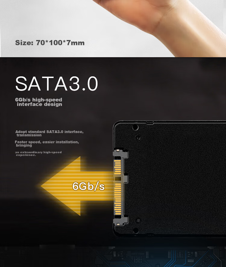 Lenovo 4TB SSD Solid State Drive, SATA 3.0, SL700 Lightning Shark Series, Compatible with Desktop/laptop 5