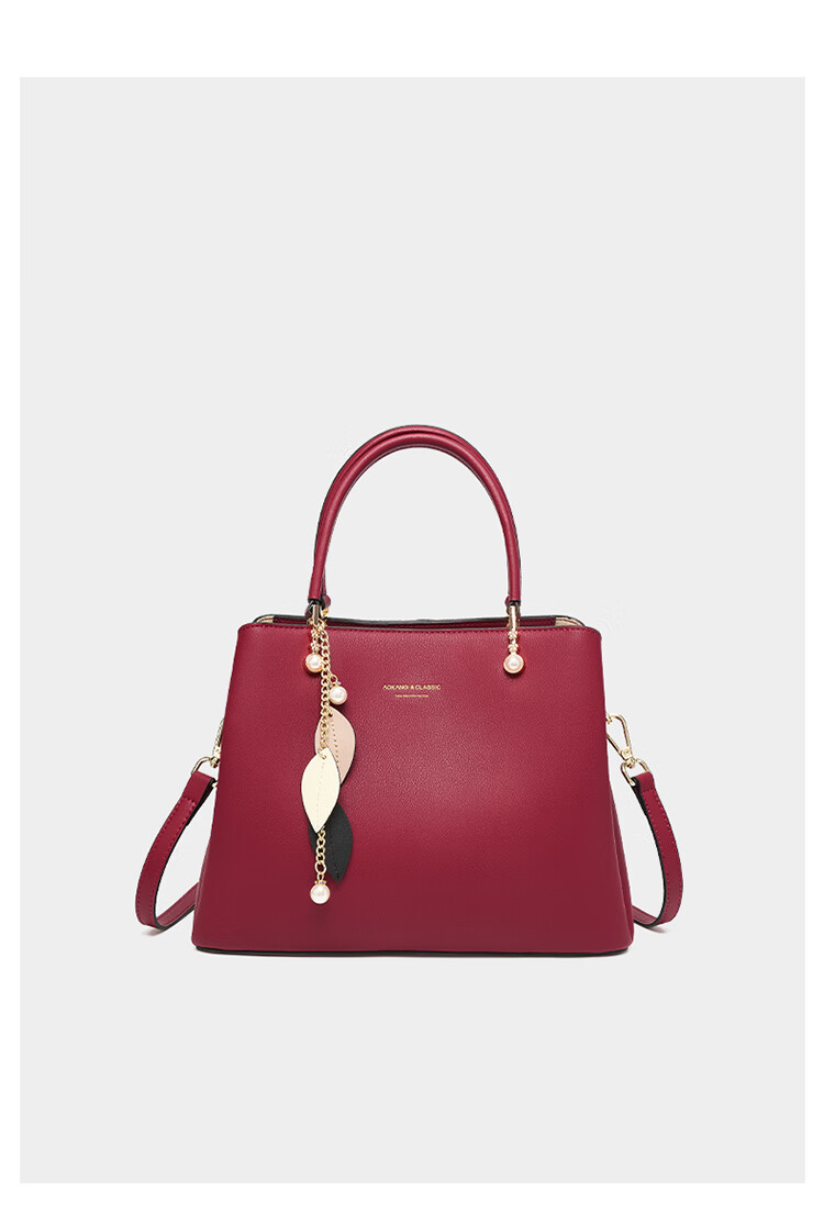 Aokang Women's Handbag, Trendy Cowhide Tote Bag, Light Luxury Crossbody Shoulder Bag, Birthday Gift for Girlfriend Or Wife on May 20 20