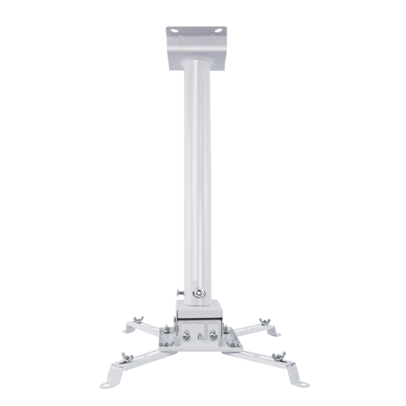 JINGMI Projector Mount, Universal Bracket DC150, 1.5m Telescopic 85-145CM, White, Suitable for Epson, BenQ, Panasonic, Optoma, Sony