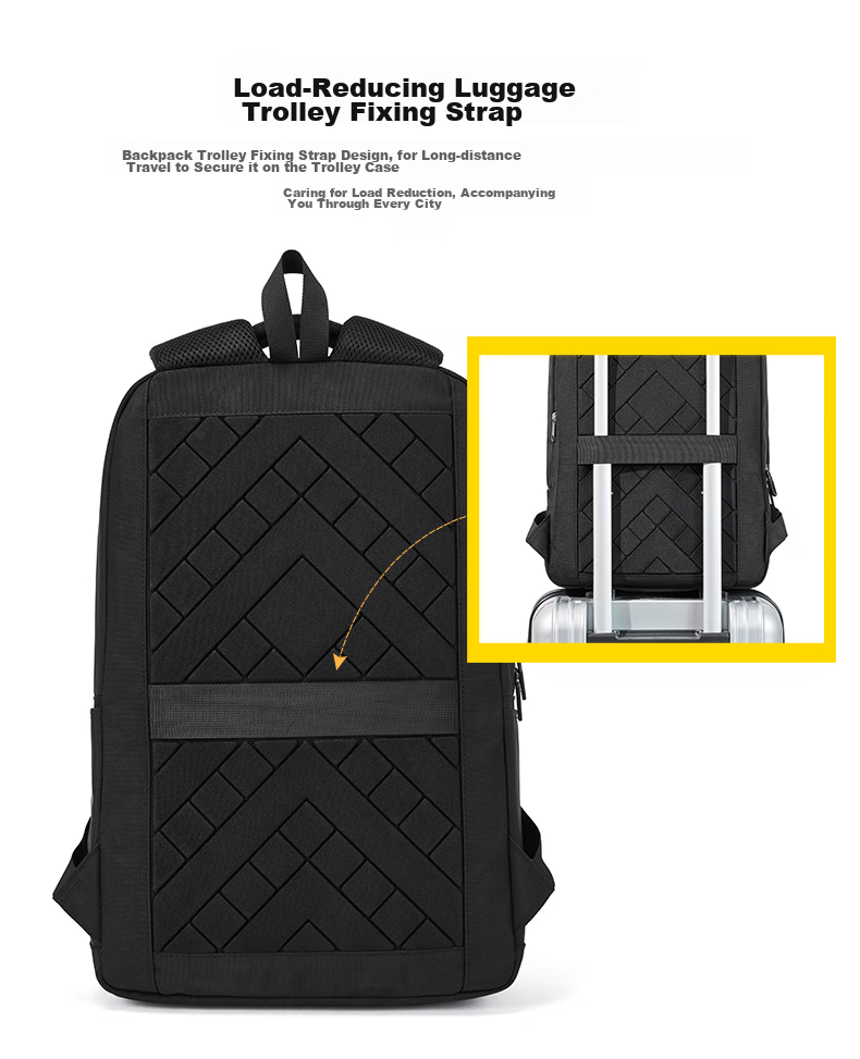 BOSTANTEN Men's Backpack for High School And College Students, Trendy Large Capacity Laptop Bag for Men And Wome 7