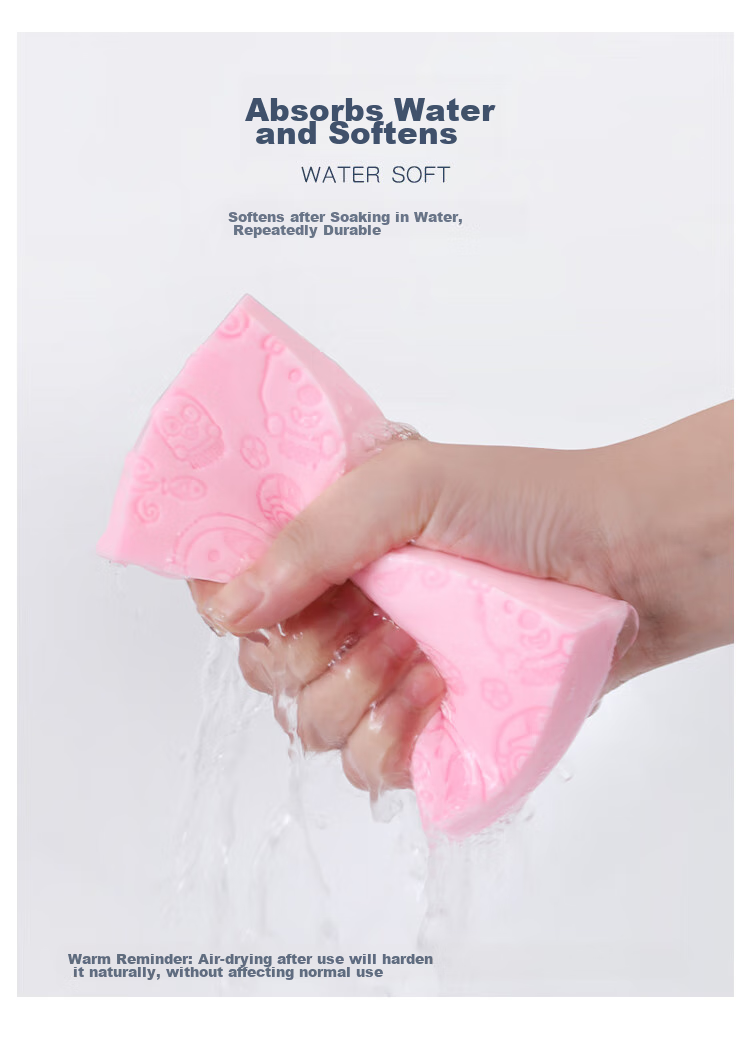 Jiebishi Bath Scrubber, Exfoliating Tool for Adults And Children, Powerful Sponge for Bathing, Mud Removal And Back Scrubbing, 3-Pack 8