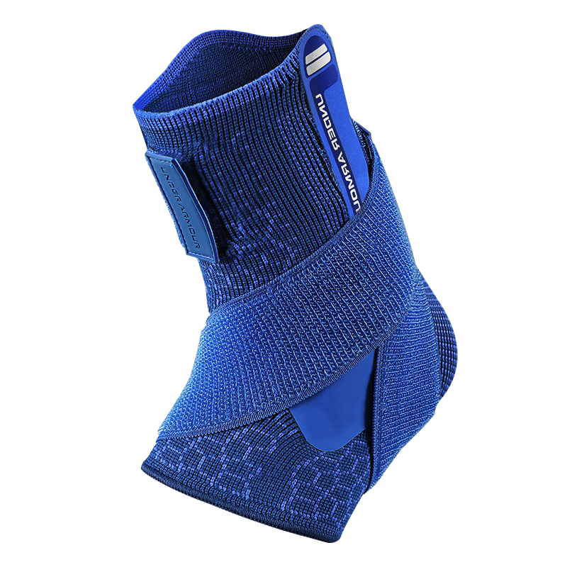 Under Armour Ankle Support Brace for Sports And Warmth, Knee Joint Fixation Splint, Ankle Protector for Men And Women, Anti-Sprain Foot Guard, Blue M