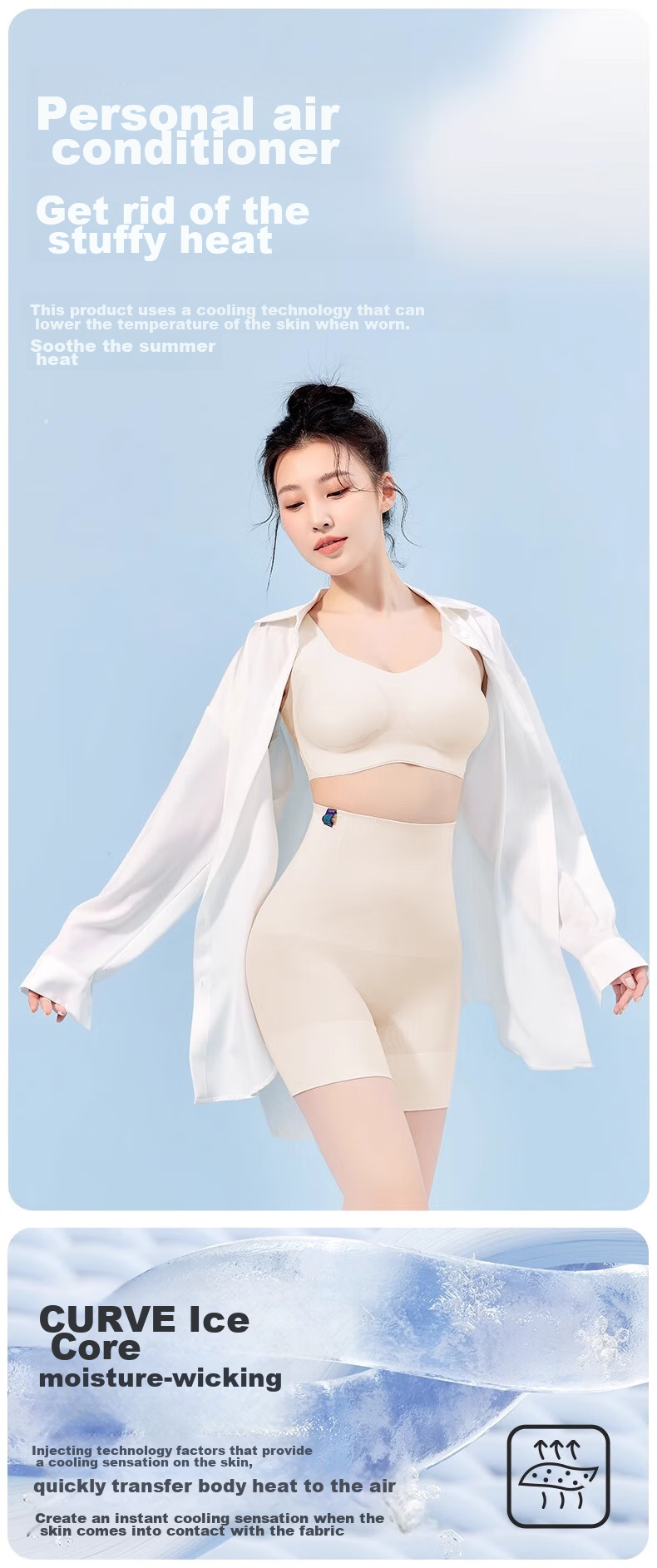 Curvilism [Victoria Song Style] Cloud Waist-Slimming Hip-Lifting Pants for Women Shaping Waist High-Waist Leggings Nude XL Size 18