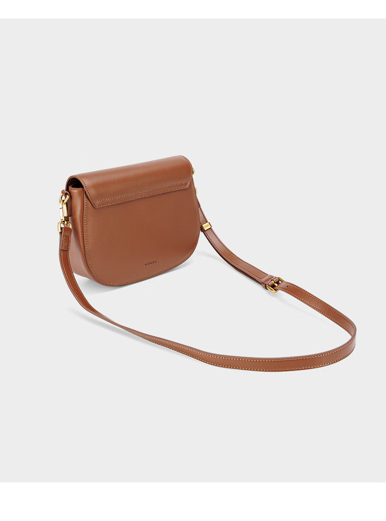 HONGU Leather Handbag Shoulder Crossbody Bag Vintage Saddle Bag Casual Tote Small Purse Women's Bag, Birthday Gift for Girlfriend 15