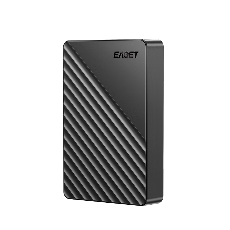 EAGET External Hard Drive 1TB Dual Disk Backup USB 3.0 G28PRO 2.5-inch Portable External Storage for Data Photos Videos High-Speed Transfer Shockproof Black