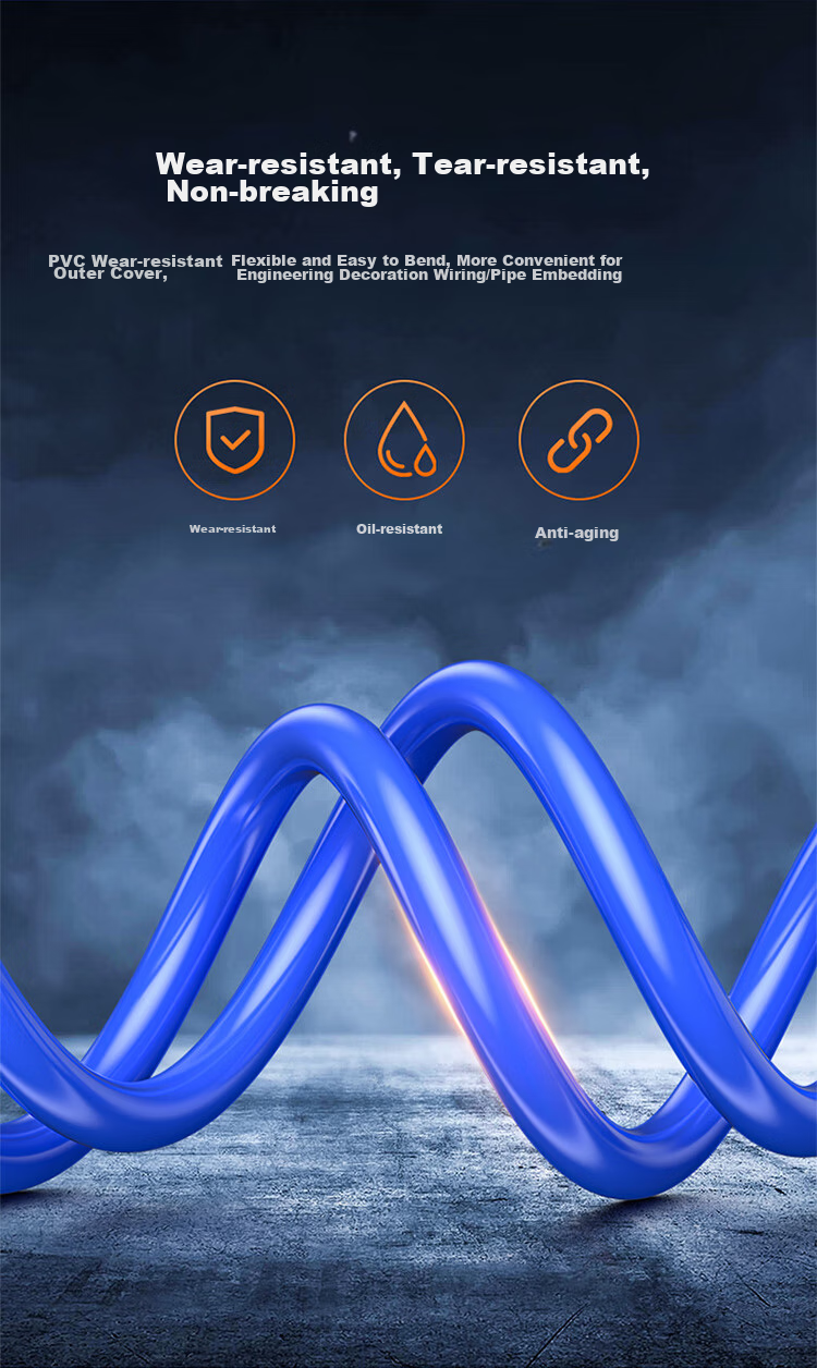SAMZHE CAT6A Double-Shielded Network Cable [0.57±0.008mm Pure Copper Core] 10 Gigabit Anti-Interference, for Engineering And Home Network POE Monitoring, 50 Meters LC6050 6